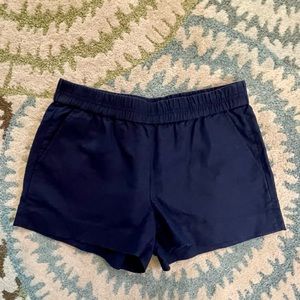 J. Crew Linen Navy Shorts Size 4